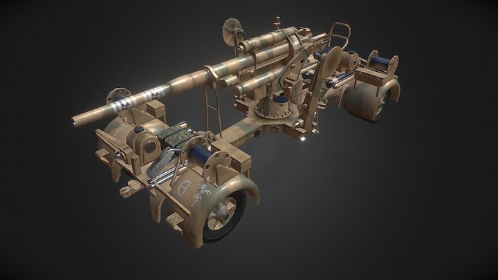 Flak 88 3D Model