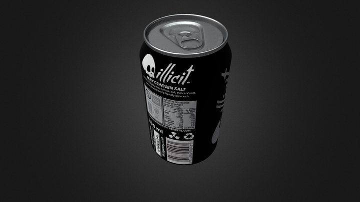 Can of drink 3D Model