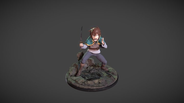 Kazuma Satou (Konosuba) 3D Model