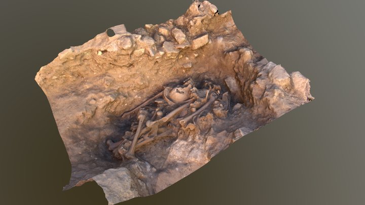 Roman burial 3D Model