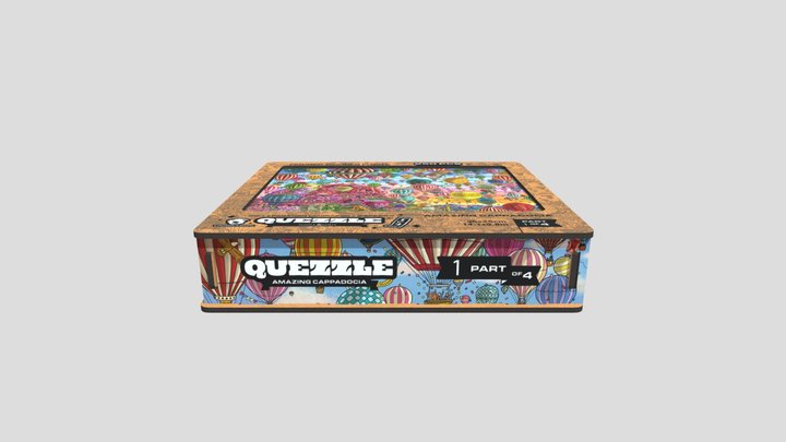 Quezzle Part1 (Light) 3D Model