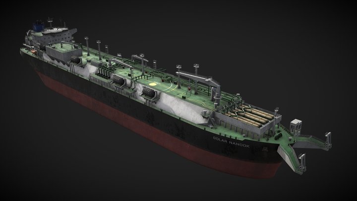 Golar Nanook - LNG Tanker 3D Model