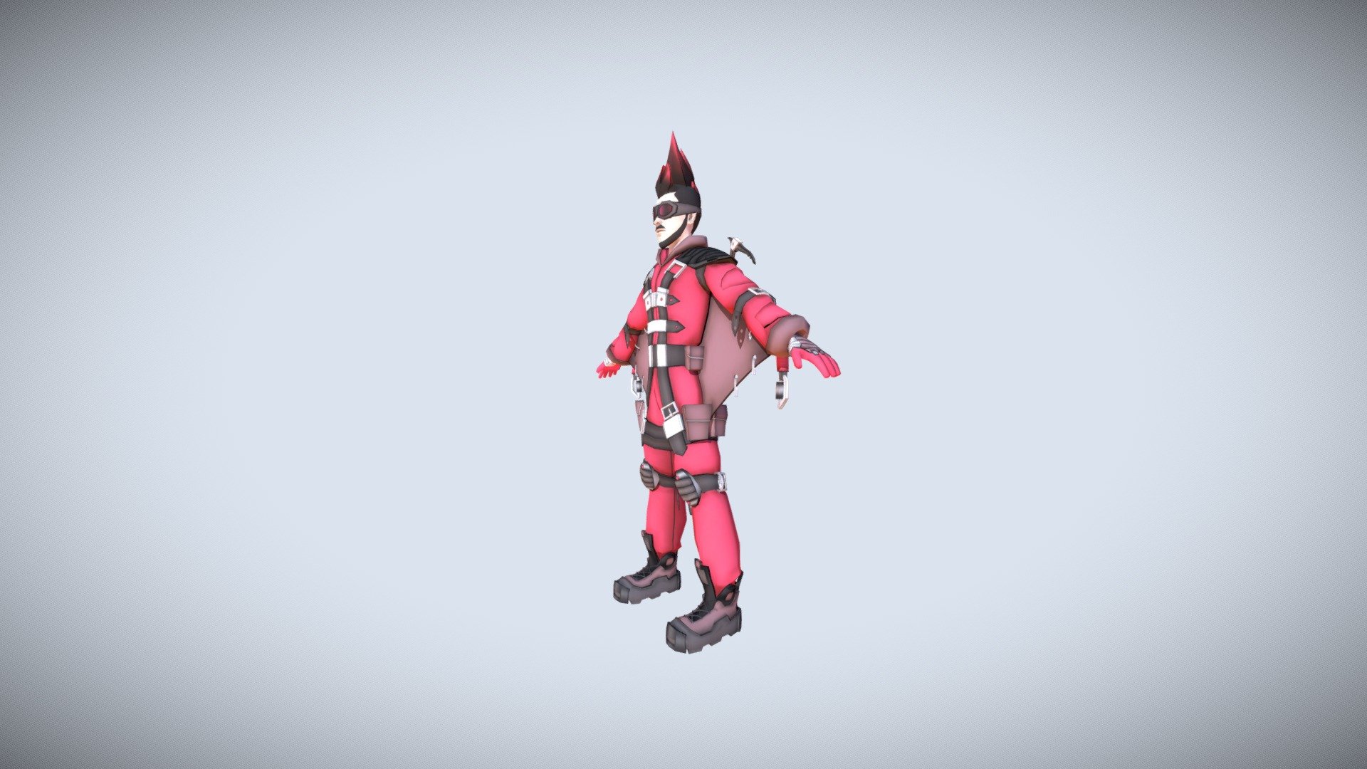 Wingsuit Man Character