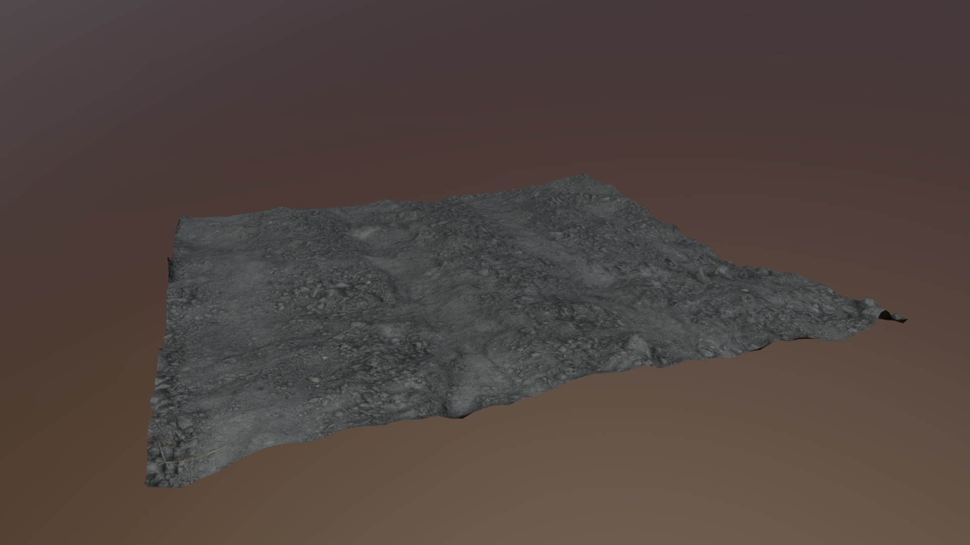 3D model Soil Scan - This is a 3D model of the Soil Scan. The 3D model is about a mountain with snow.