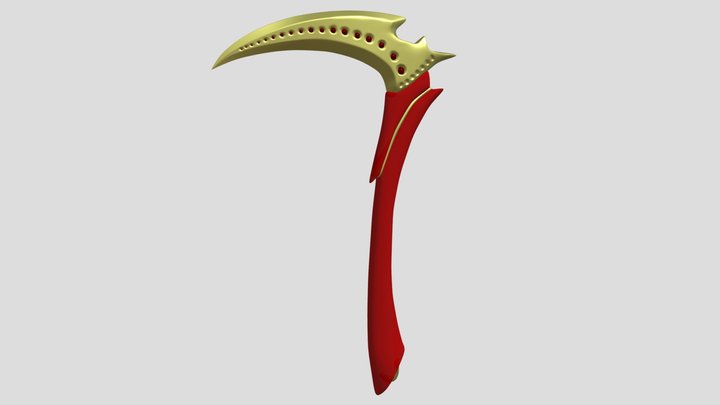 Ninja scythe 3D Model