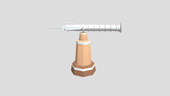 Swivel_ Gun 3D Model