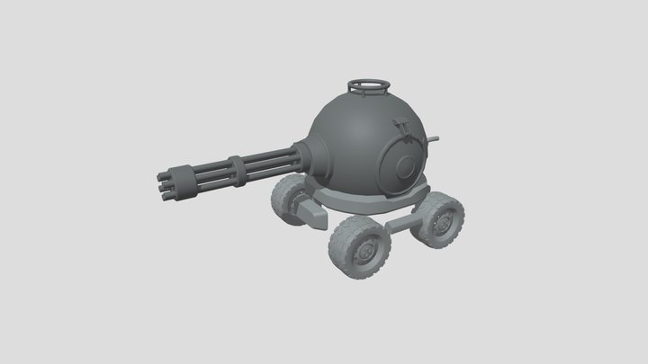 Sphere Tank 3D Model
