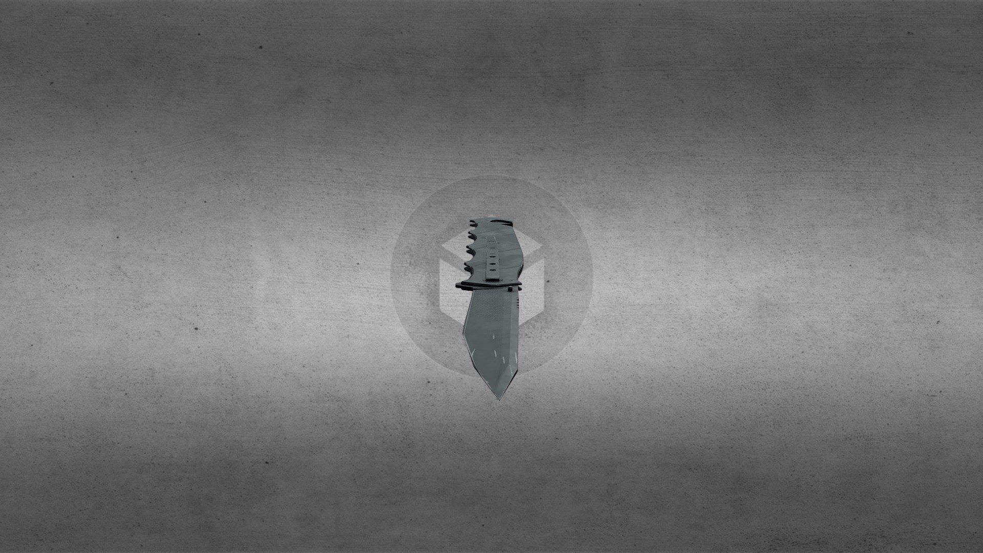 Knife Model Low Poly
