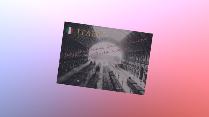 Italian Postcard 3D Model