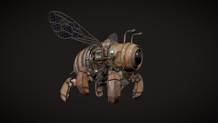 Rustborn BeeBot - DAE GAP Final 3D Model
