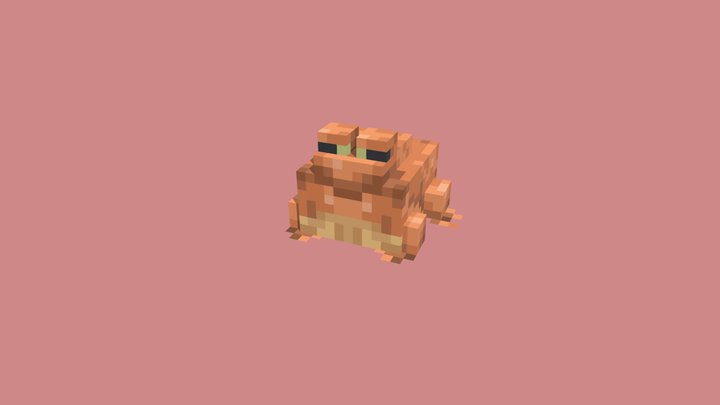 Chubby Frog 3D Model