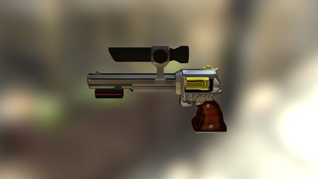 revolver 3D Model
