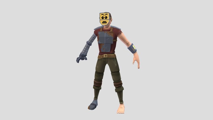Wasteland Scavanger 3D Model