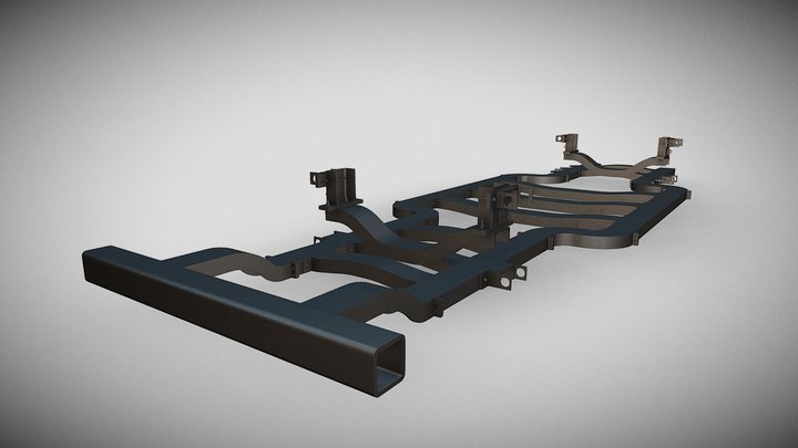 LADDER FRAME CHASSIS WITH MOUNTING – Free 3D Model STL