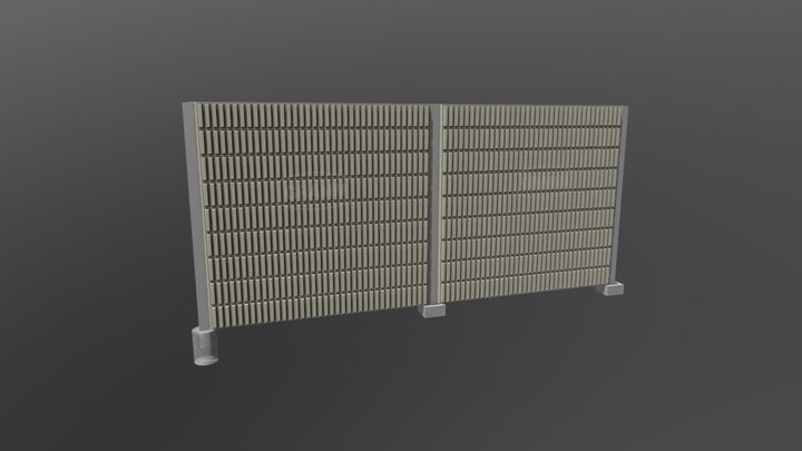GRAMM CONCRETESoundBlok 3D Model