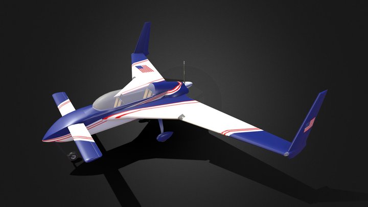 Rutan Long EZ – Modello 3D gratuito STL