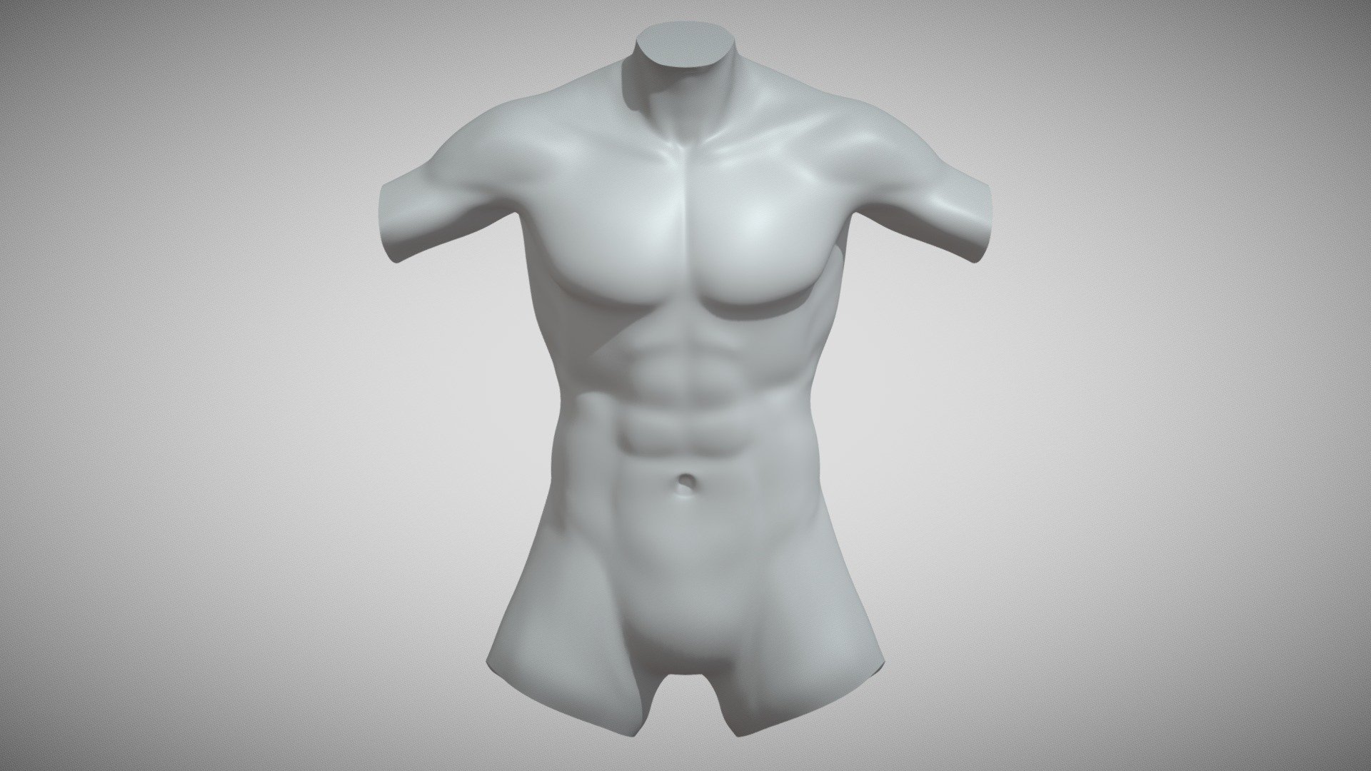 Male Torso - 3D model by JavanD.Kakala [9975333] - Sketchfab