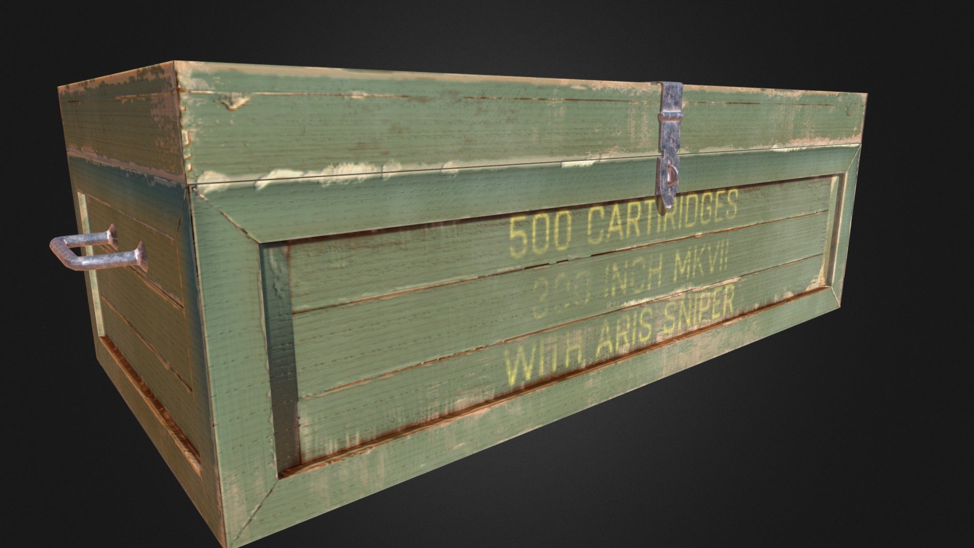 Military Box 3D model by Mikle (cgamit786) [9975444] Sketchfab