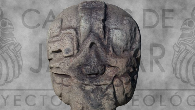 Cabeza de Jaguar - Monumento 6 3D Model