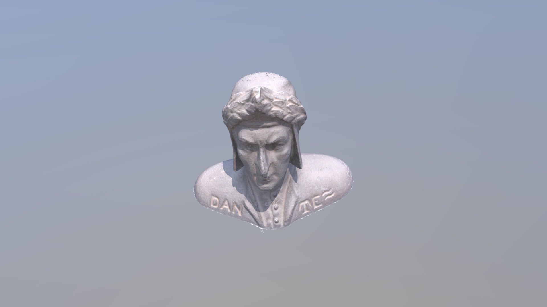 Bronze Bust of Dante