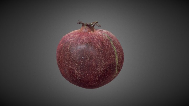 Pomegranate 3d scan 3D Model