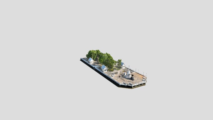 พระสถูปเจดีย์สมเ ด็จพระเจ้าตากสินมหาราช 3D Model
