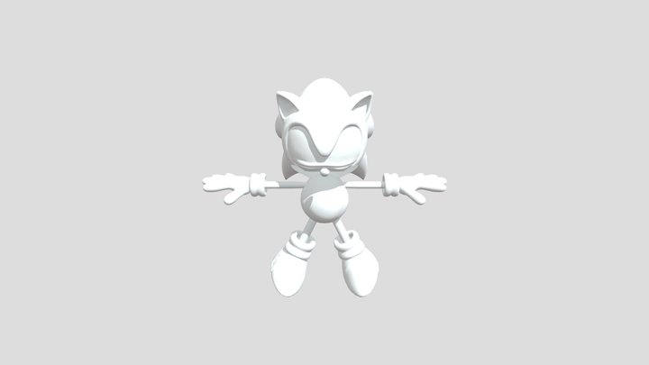 Classic Sonic 3D Model