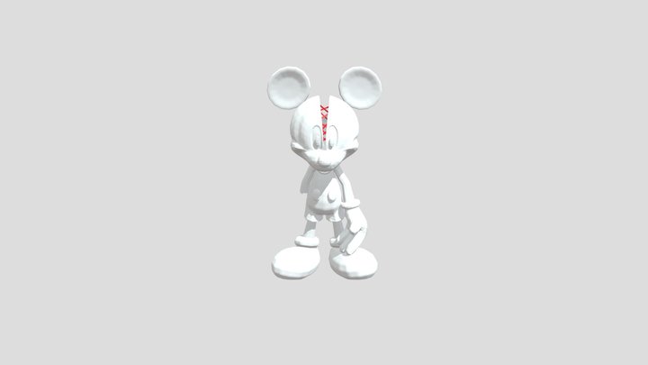 Jigsaw Mickey By Theface123 Df7fcyc 3D Model