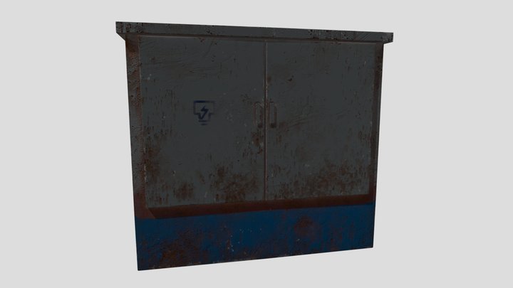 Post apocalypse electrical station 3D Model