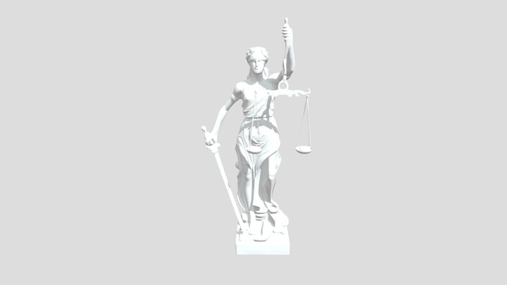 Greek Goddess of Justice STL For PLA+ABS/RESIN
