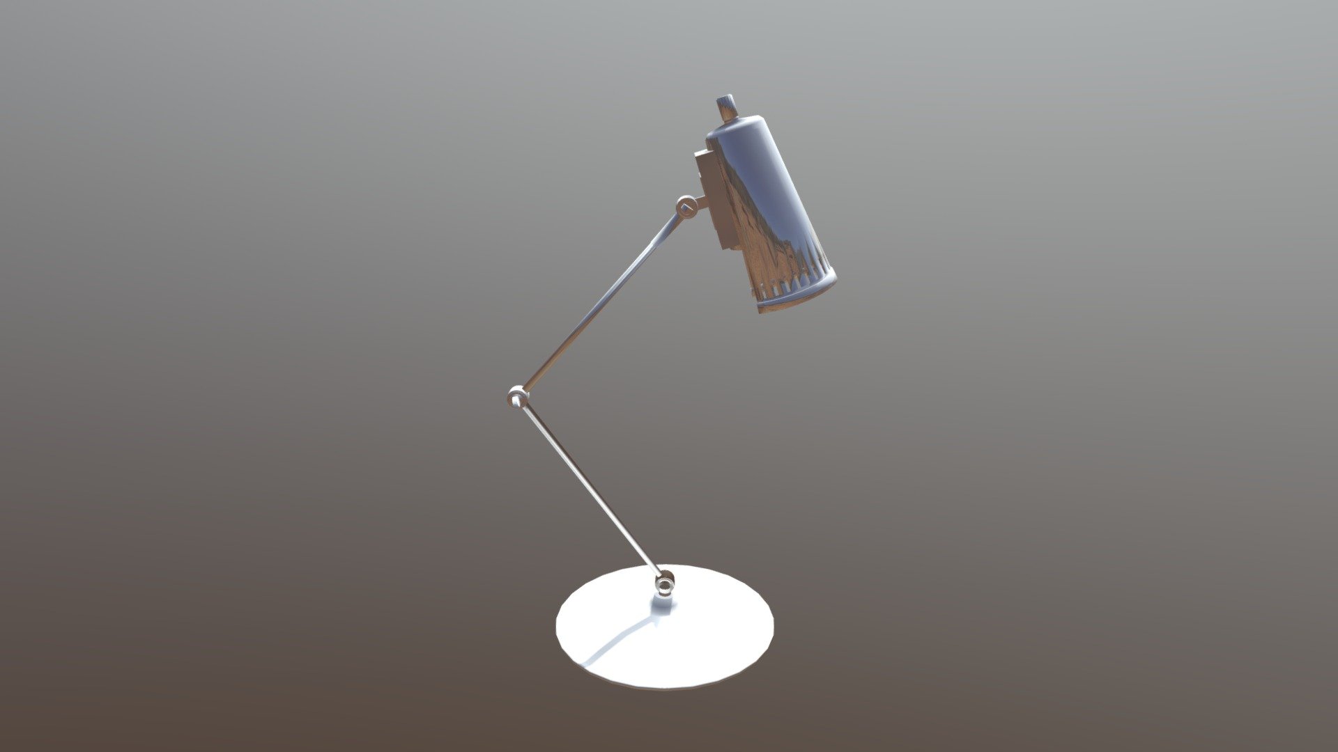 Metallic table lamp