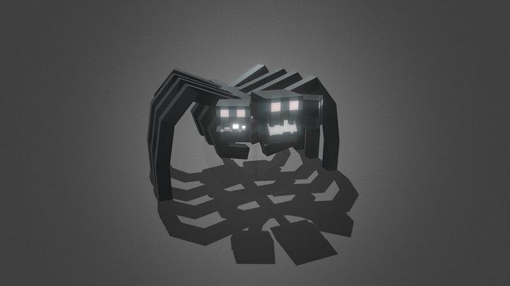 [creature] Minecraft wither-spider - Free 3D Model