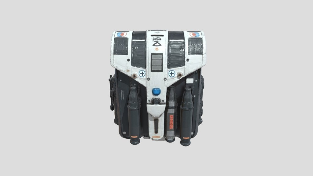 Futuristic Cyberpunk Ammo Pouch