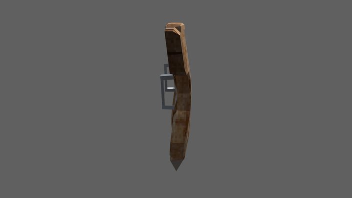 Low-Res Heavy Shield 3D Model