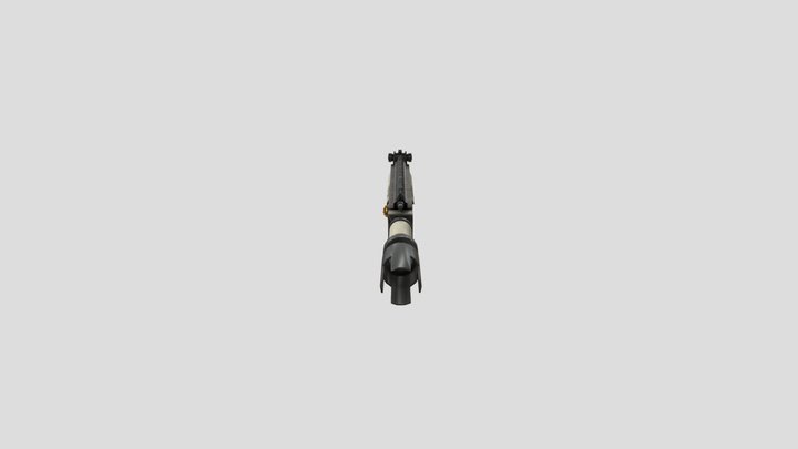 SMG/M4A1 Hybrid Modded Rifle 3D Model