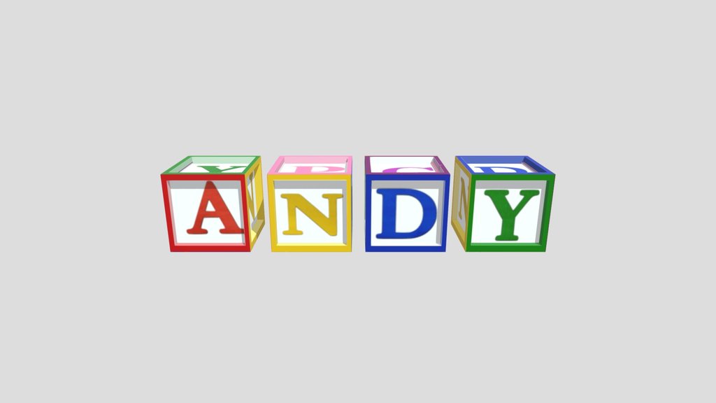 cubos andy toy story