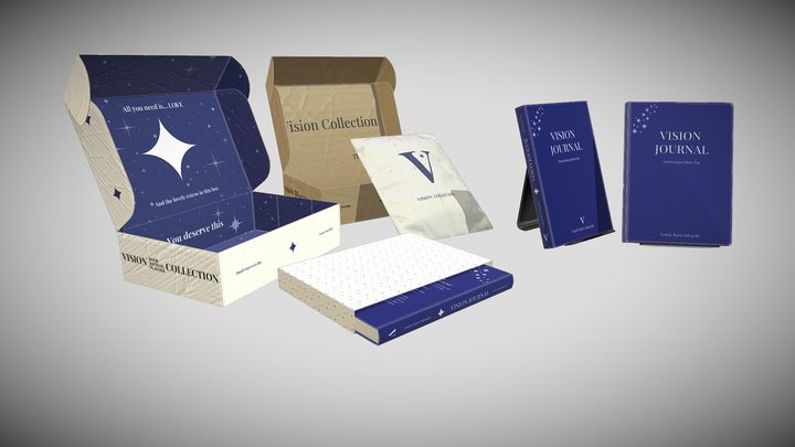 Brandbook Vision Book 3D Model
