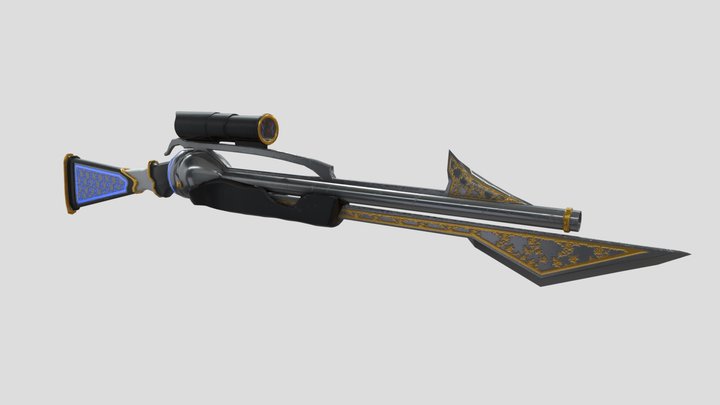 Rune Rifle 3D Model