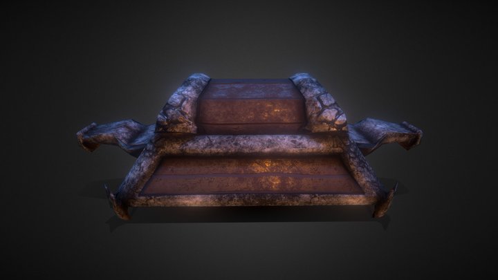 Ancient Chest 3D Model