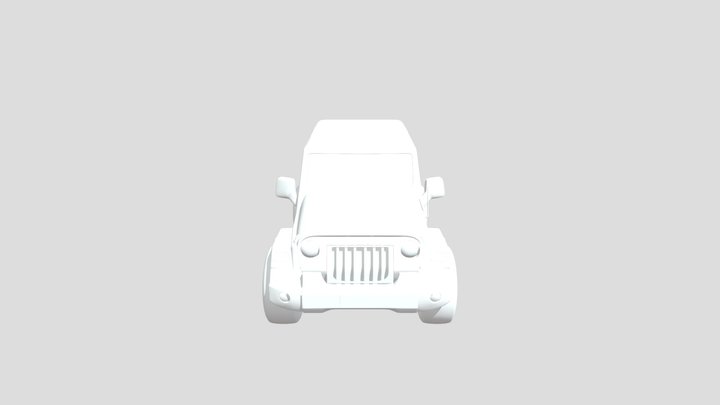 Mahindra Thar 3D Model in Blender 3D Model