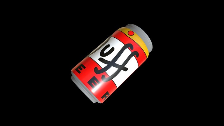 Duff Beer 3D Model