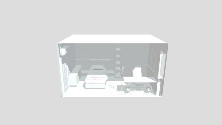 Avril Bedroom 3D Model