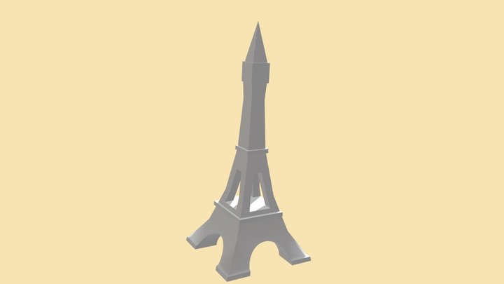 Torre Eiffel 3D Model