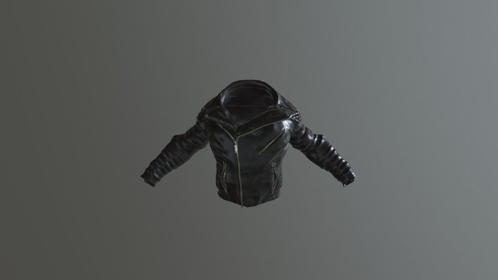 Leather Jacket 3D Model