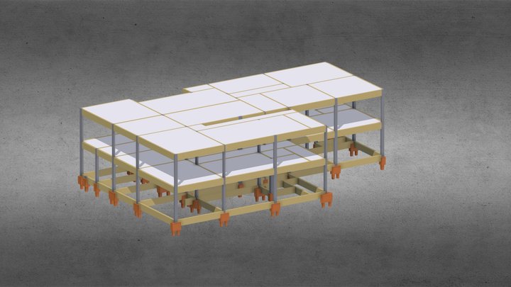 Presídio de Blumenau - Estrutural 3D Model