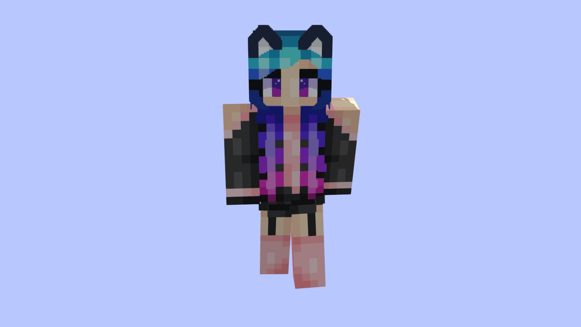 Cute Minecraft girl 16 - Download Free 3D model by ₊˚⊹♡ 𝕡𝕚𝕟𝕜𝕙𝕖𝕒𝕣𝕥ℕ𝕖𝕜𝕠 ...