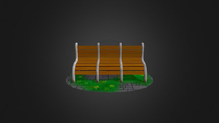 Bench Park (Banco de Praça) 3D Model