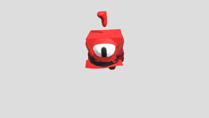 Numbahblcok_odn_idle character design 3D Model
