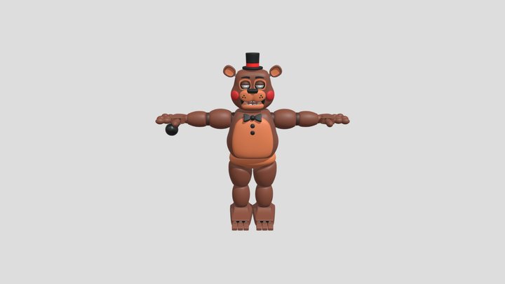 Toy Freddy 3D Model