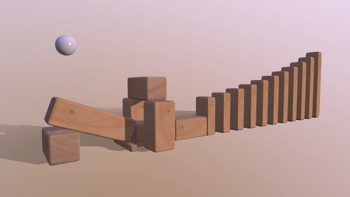 Unit Block Scene 3D Model